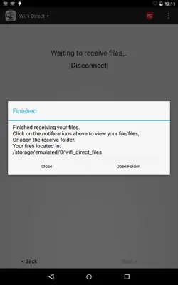 WiFi Direct + android App screenshot 0