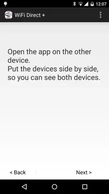 WiFi Direct + android App screenshot 10